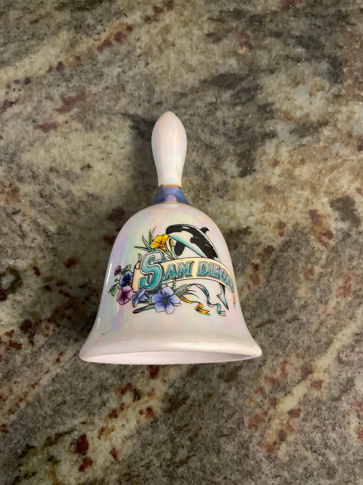 Ceramic KMC San Diego Whale Bell