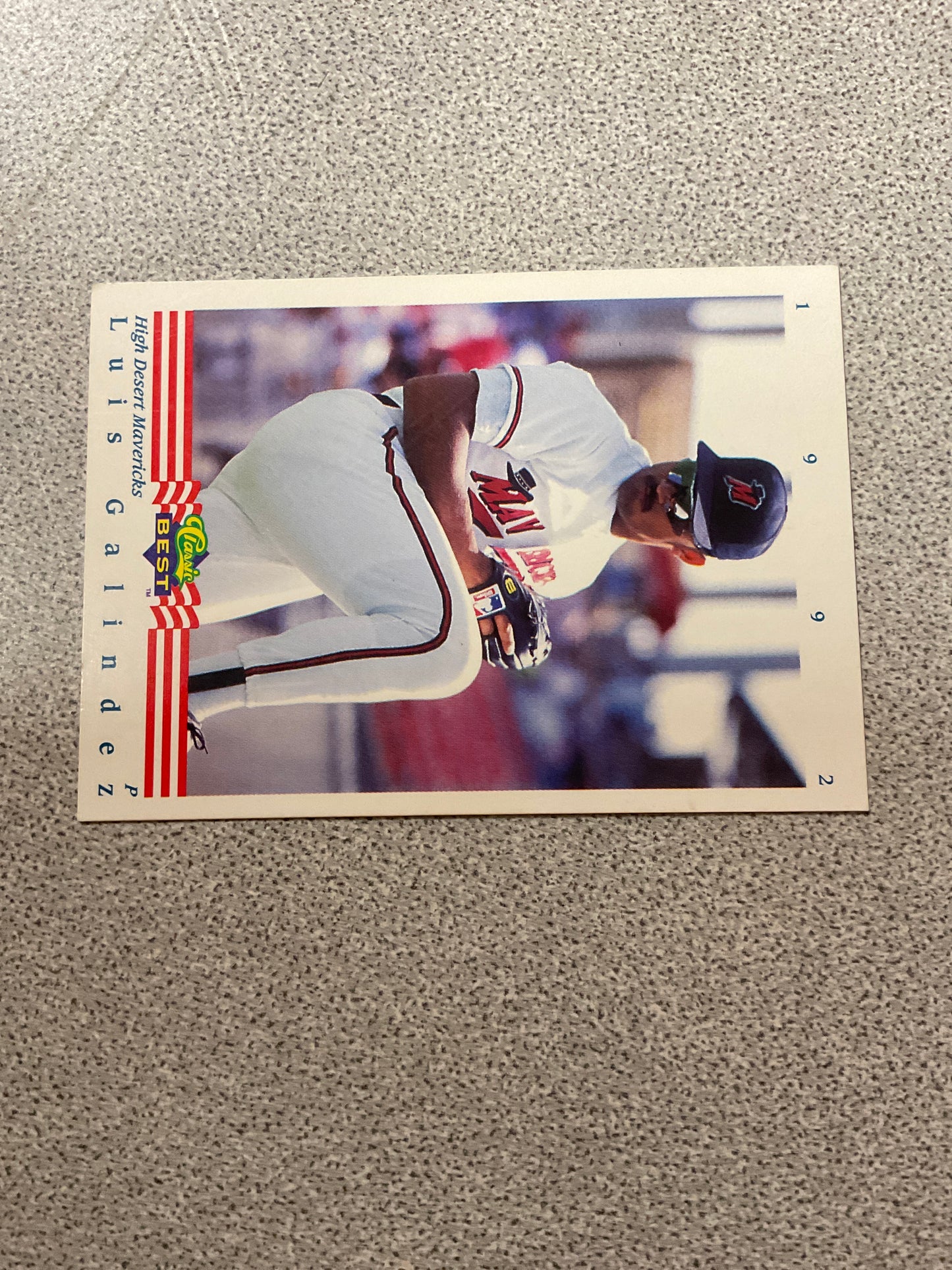 Baseball Card Luis Galindez