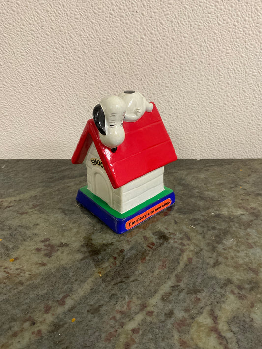Vintage Snoopy “I’m Allergic to Mornings” Figurine