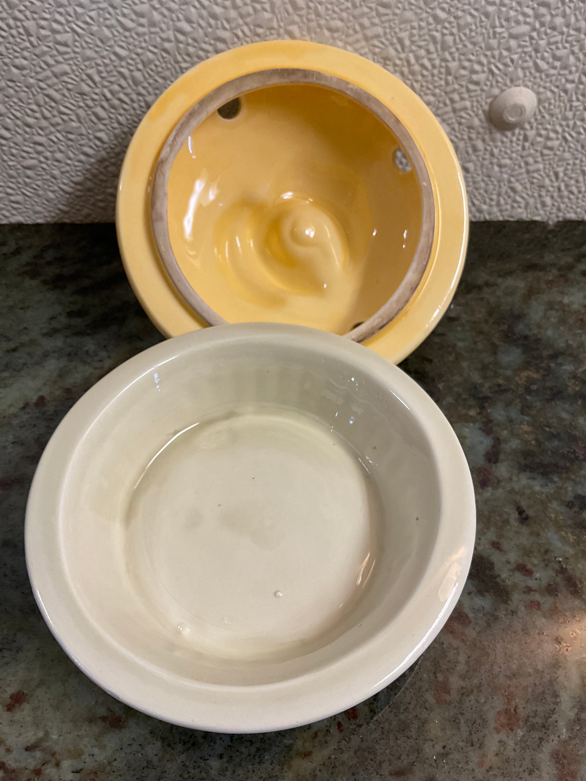 Ceramic Peach Potpourri Dish