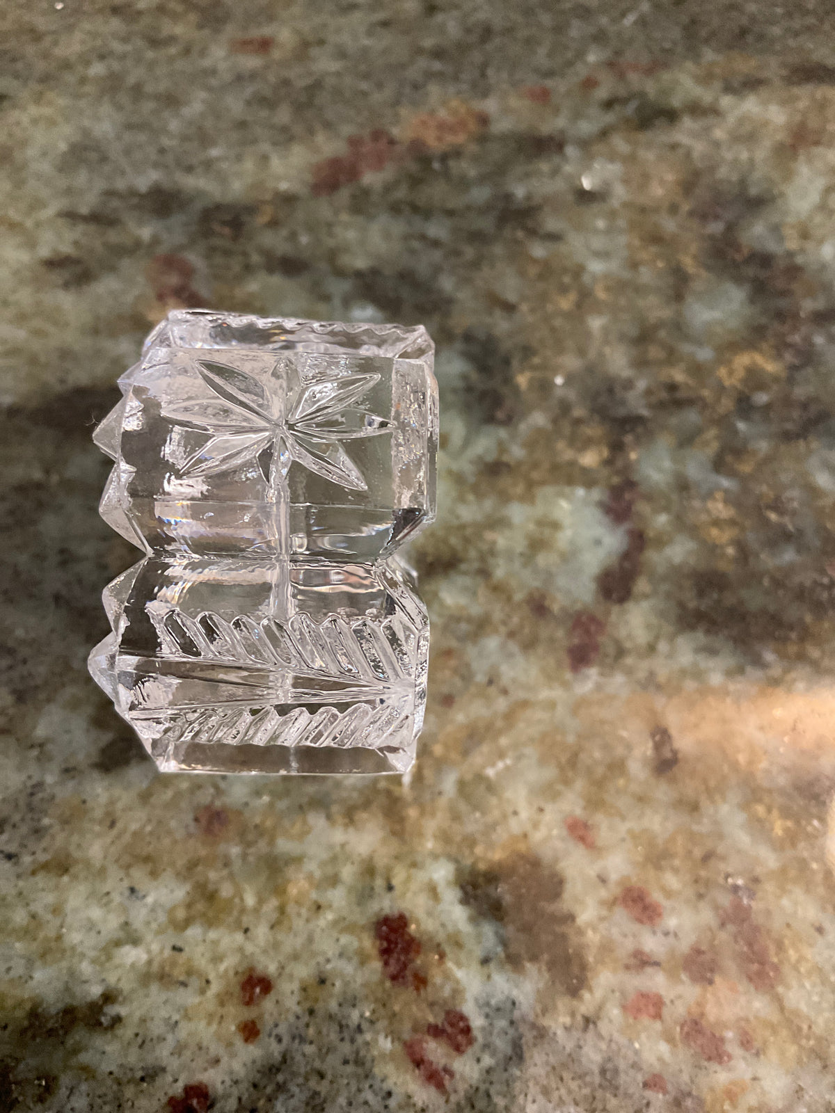 Cut Glass Open Salt Cellar
