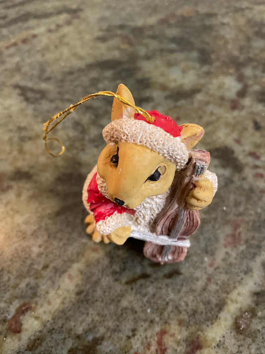 Santa Mouse Ornament