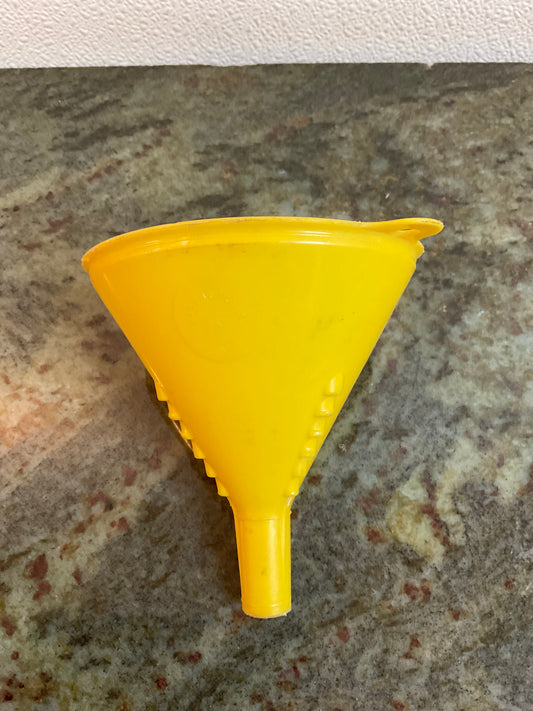 Yellow Plastic Funnel