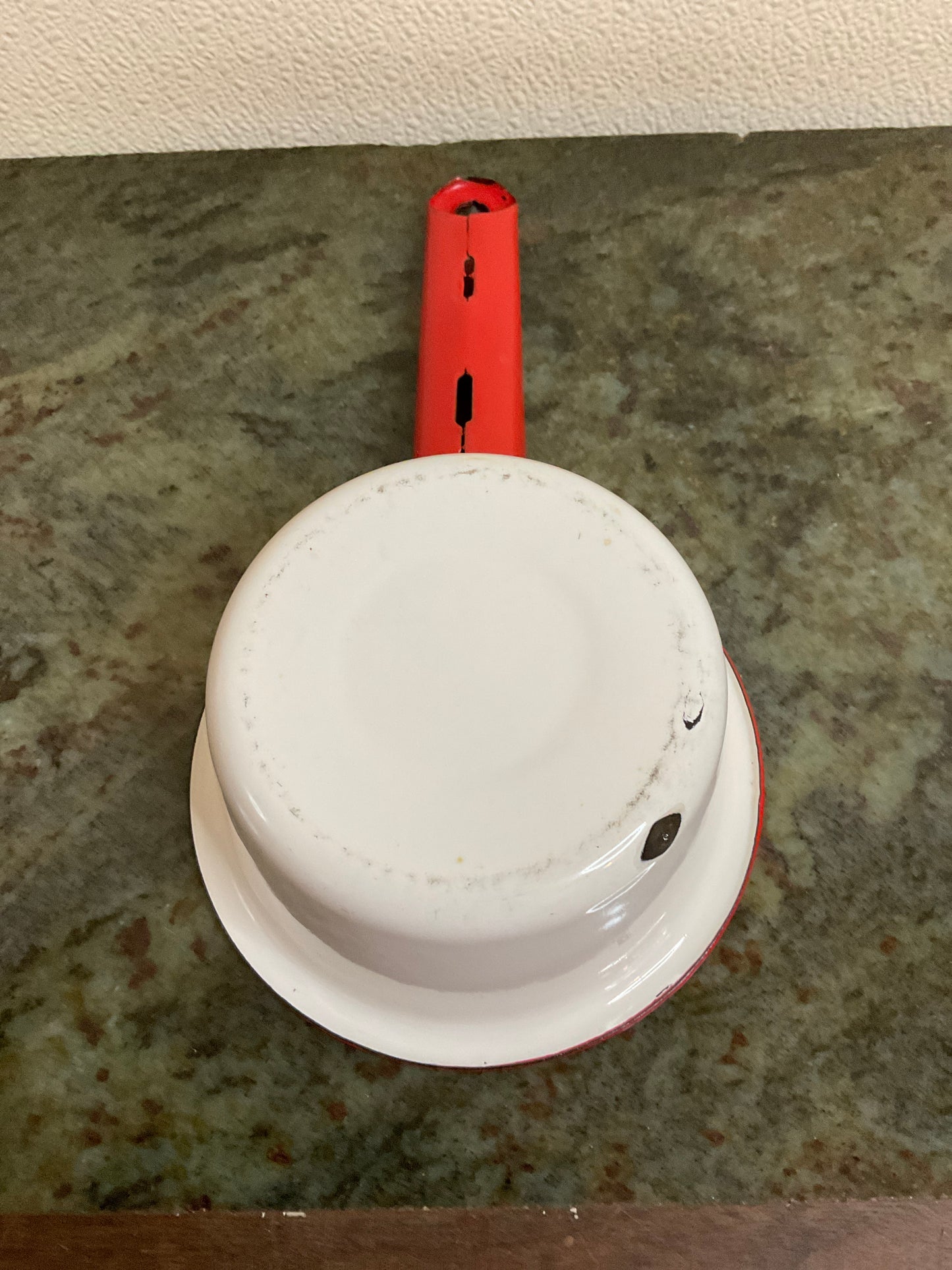 Vintage Enamelware Saucepan Small