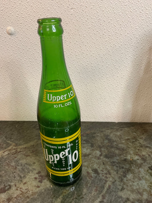 Vintage Upper 10 Soda Bottle