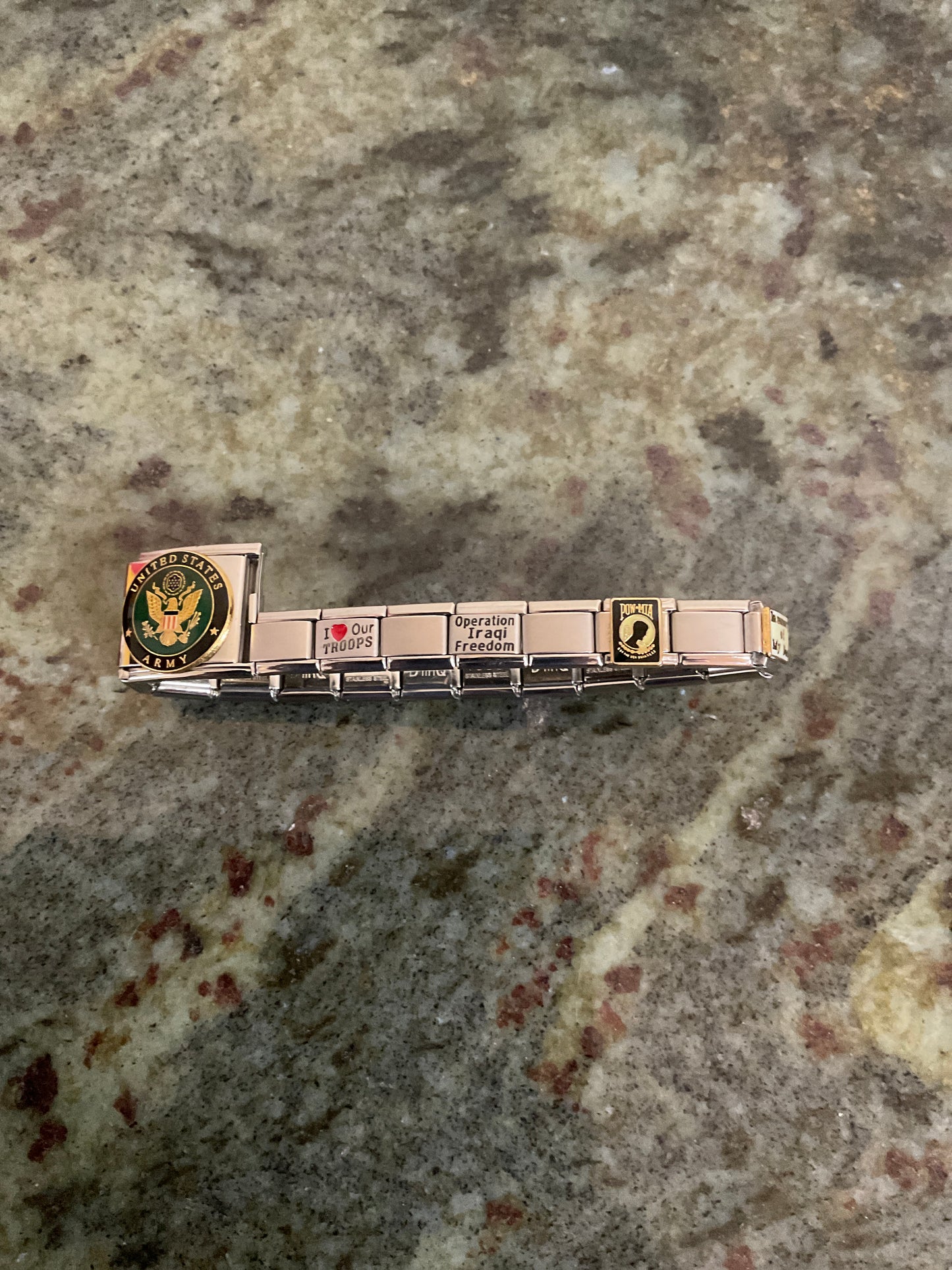 US Army Charm Bracelet