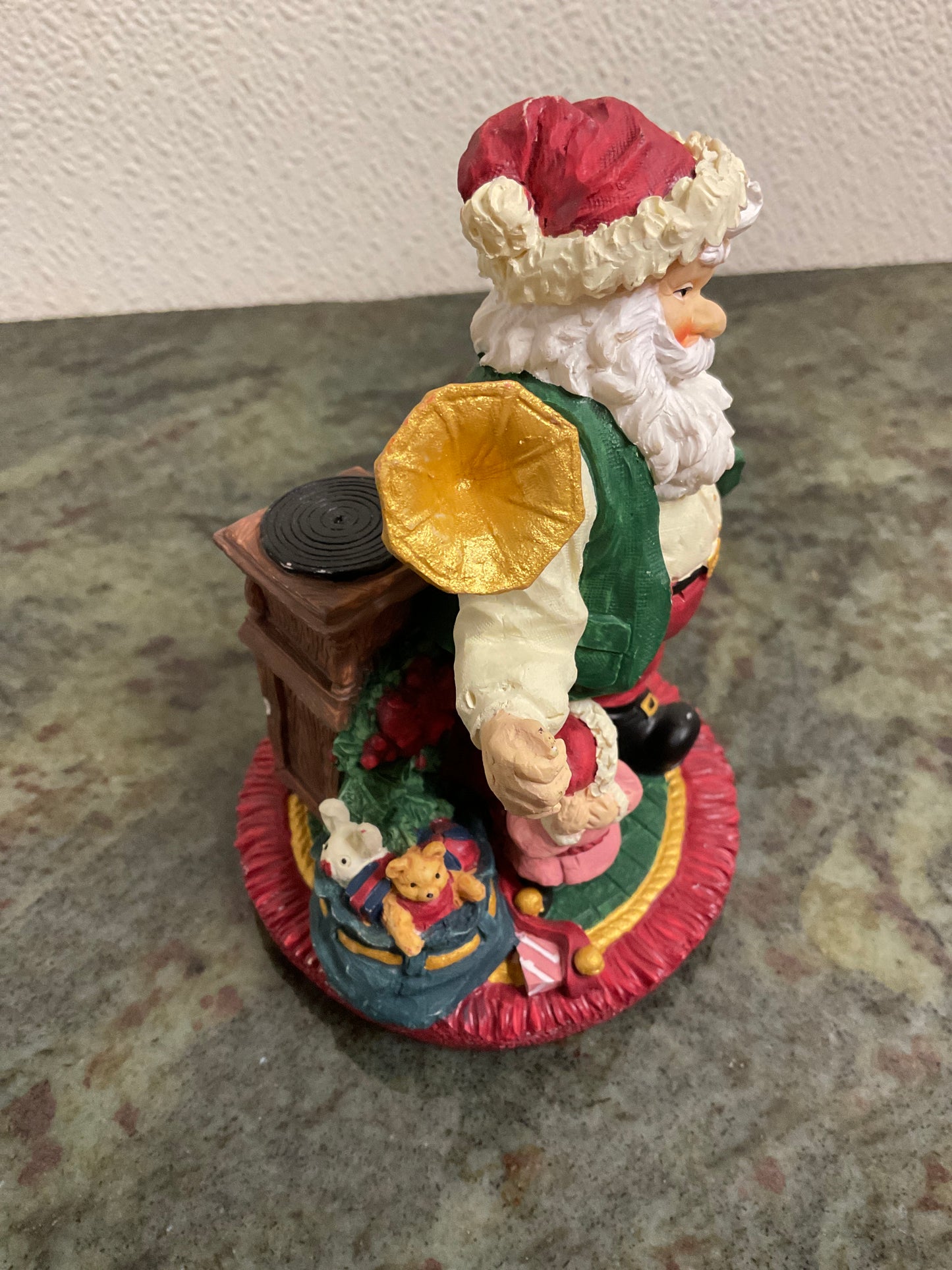Vintage Santa with little girl