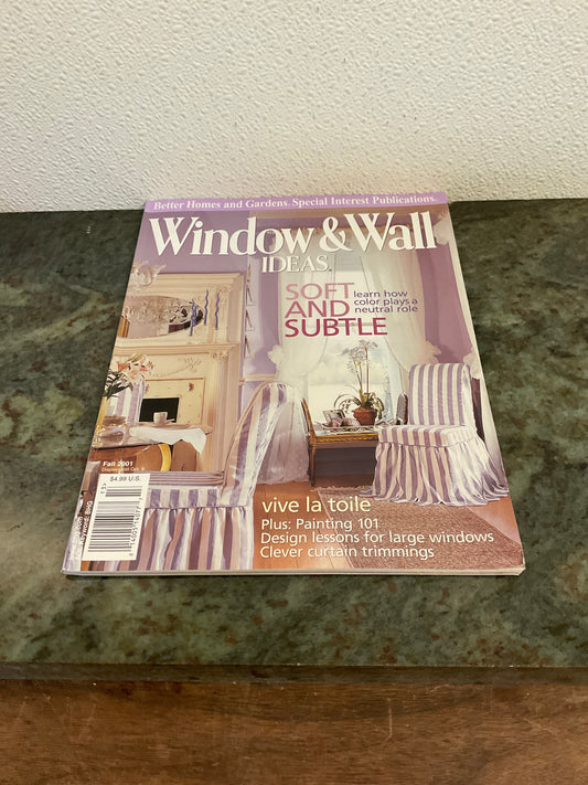 Better Homes And Gardens Fall 2001
