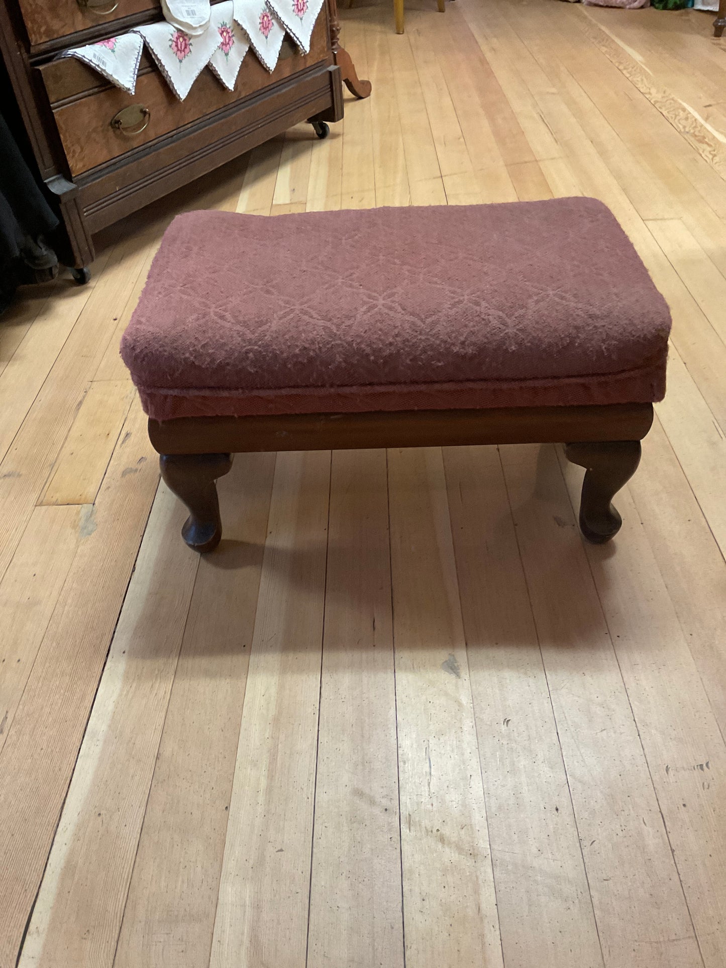 Vintage Ottoman With Storage