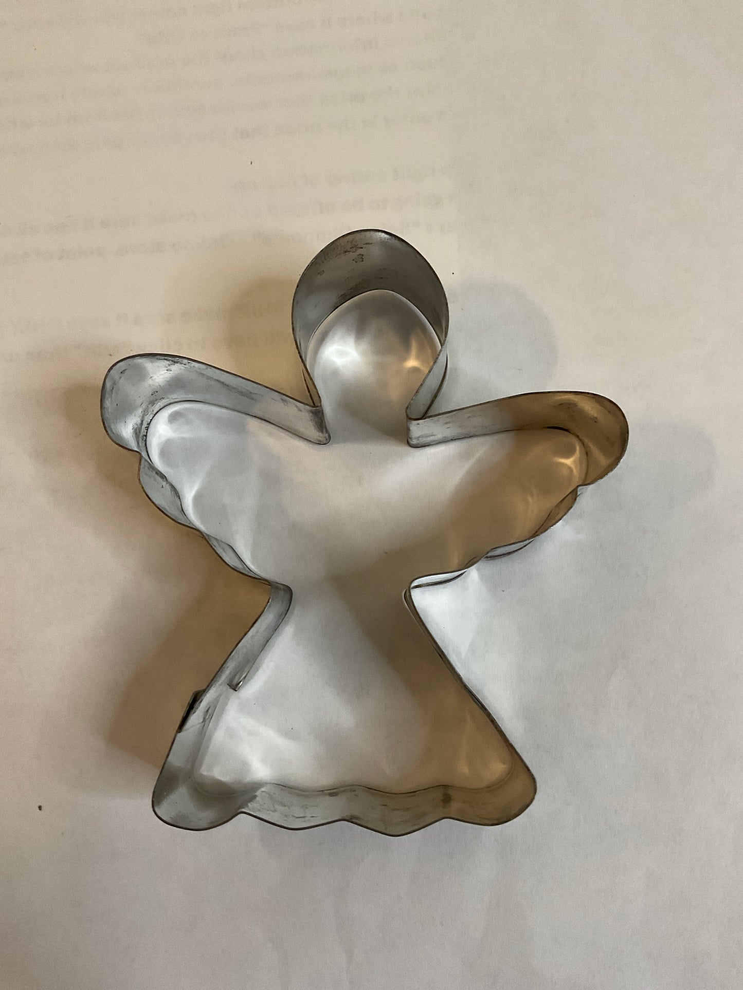 Thin Metal Angel Cookie Cutter