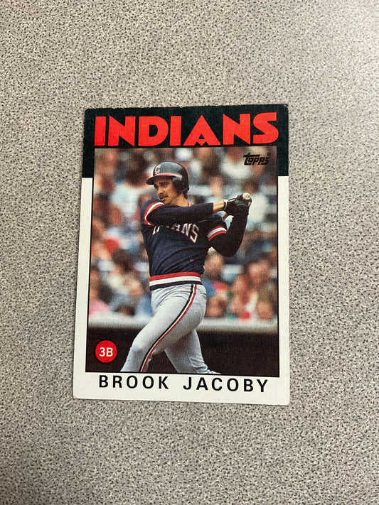 Baseball Card-Brook Jacoby