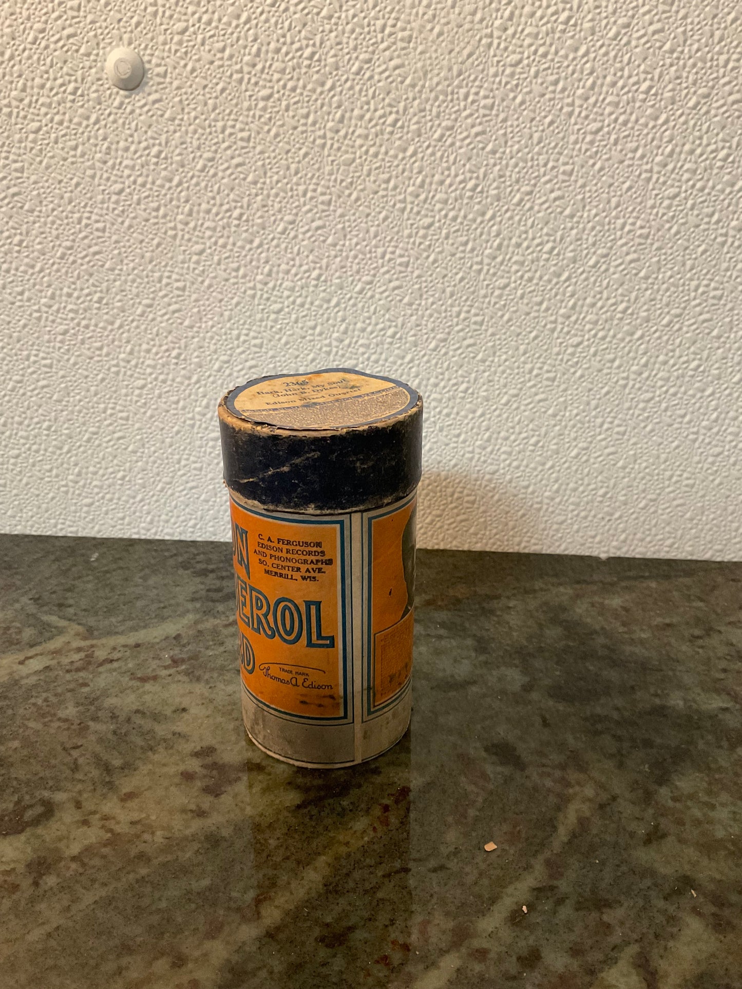 Edison Phonograph Cylinder