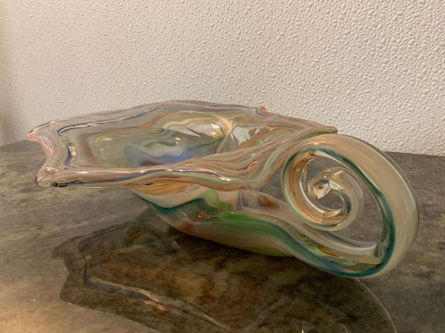 Hand Blown Murano Style Bowl