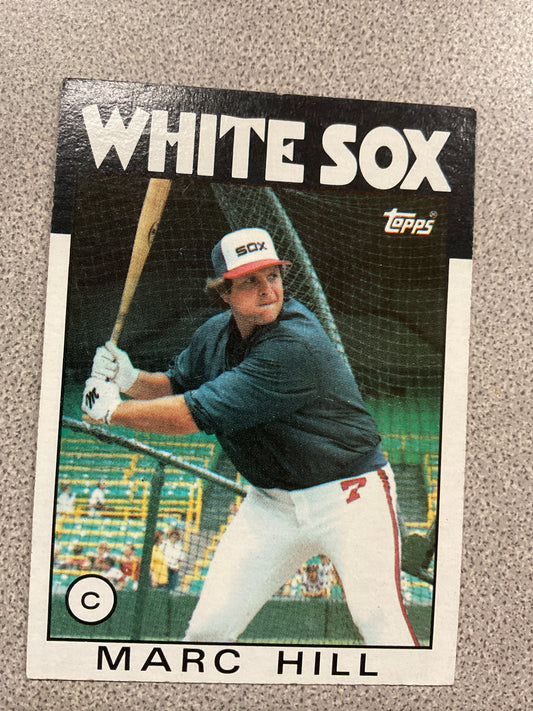 Baseball Card, Mark Hill