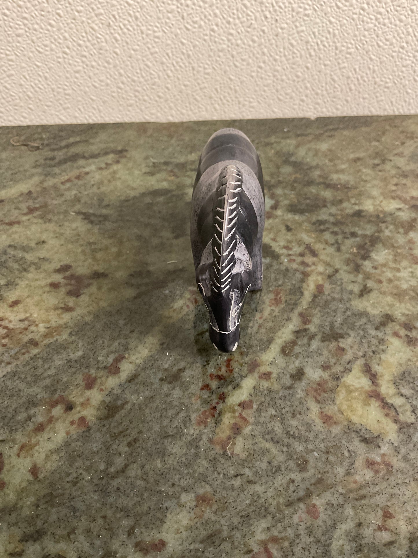 Hand Carved Soapstone Zebra from Kenya