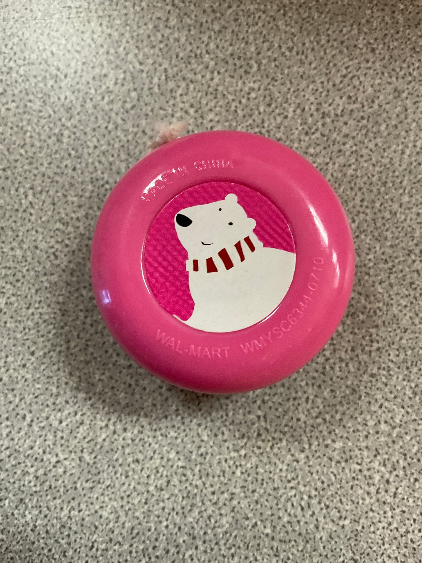 Holiday Pink with Polar Bear Mini Yo-Yo