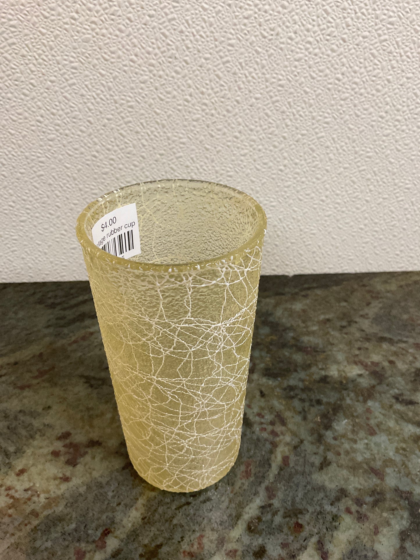 Vintage Spaghetti Rubber Glass
