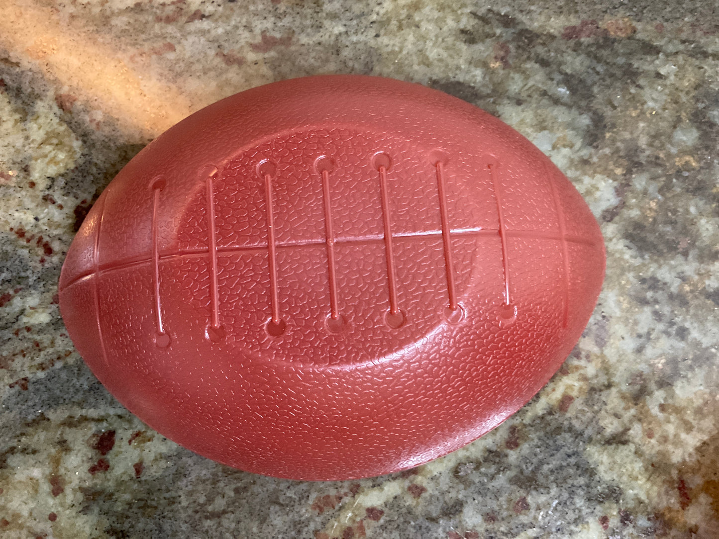 Brown Plastic Football Bowl