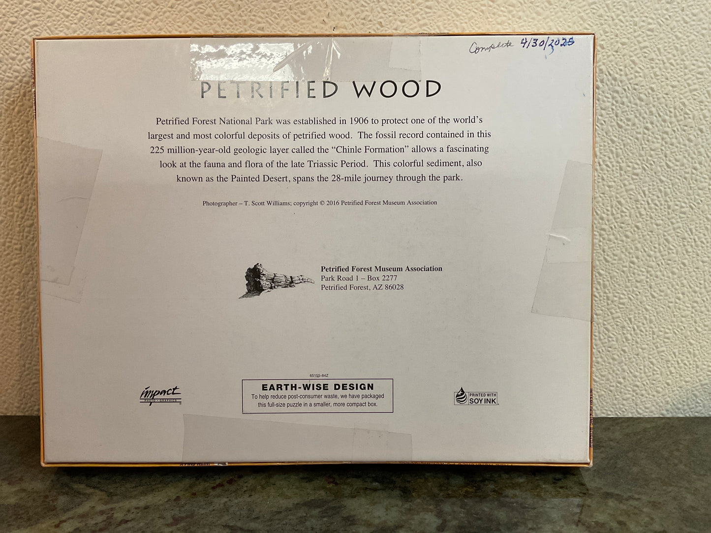 Over 500 Piece Petrified Wood Puzzle