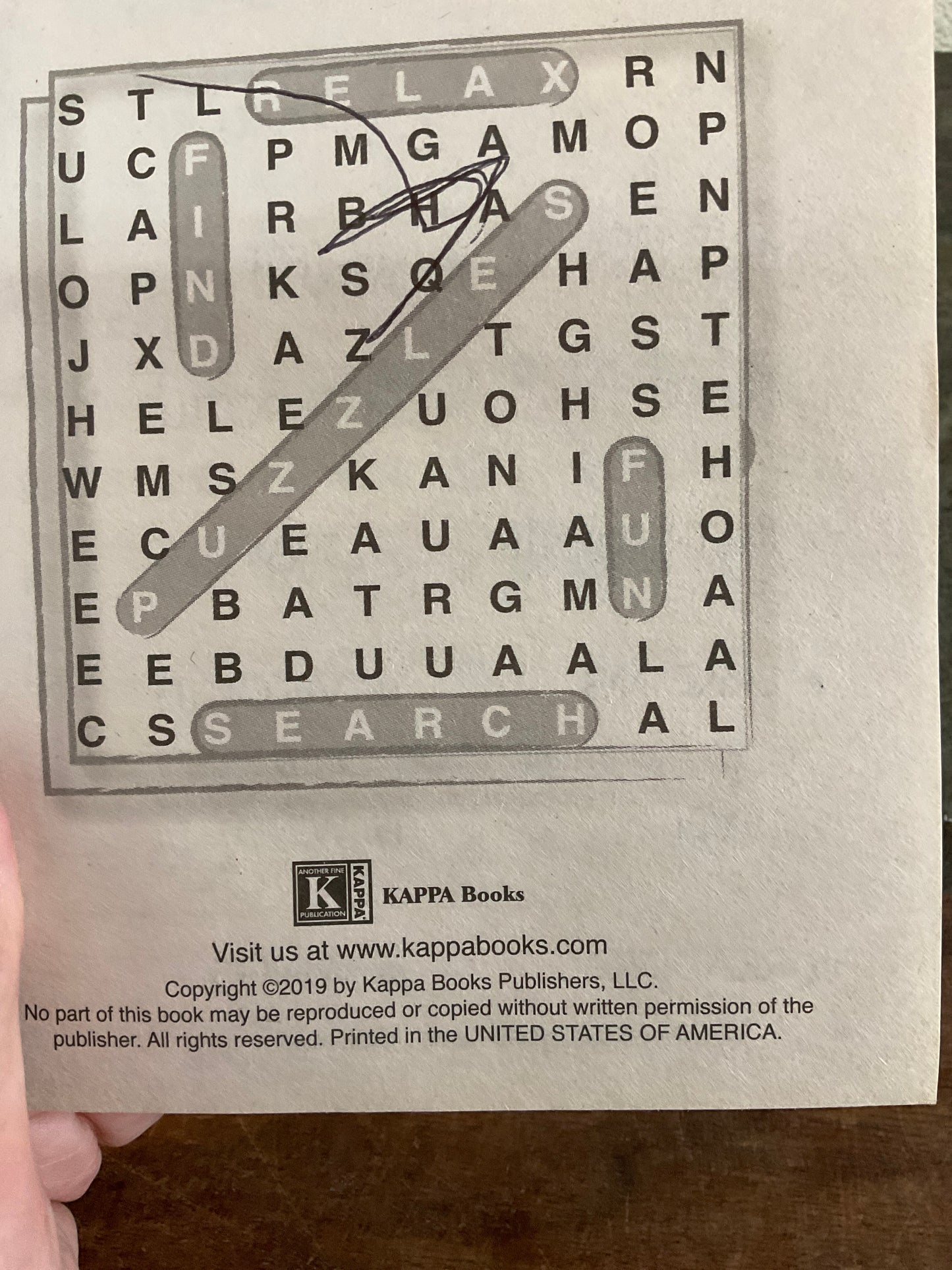 Large Print Word-Finds Pocket Puzzle