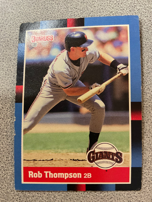 Baseball Card Rob Thompson