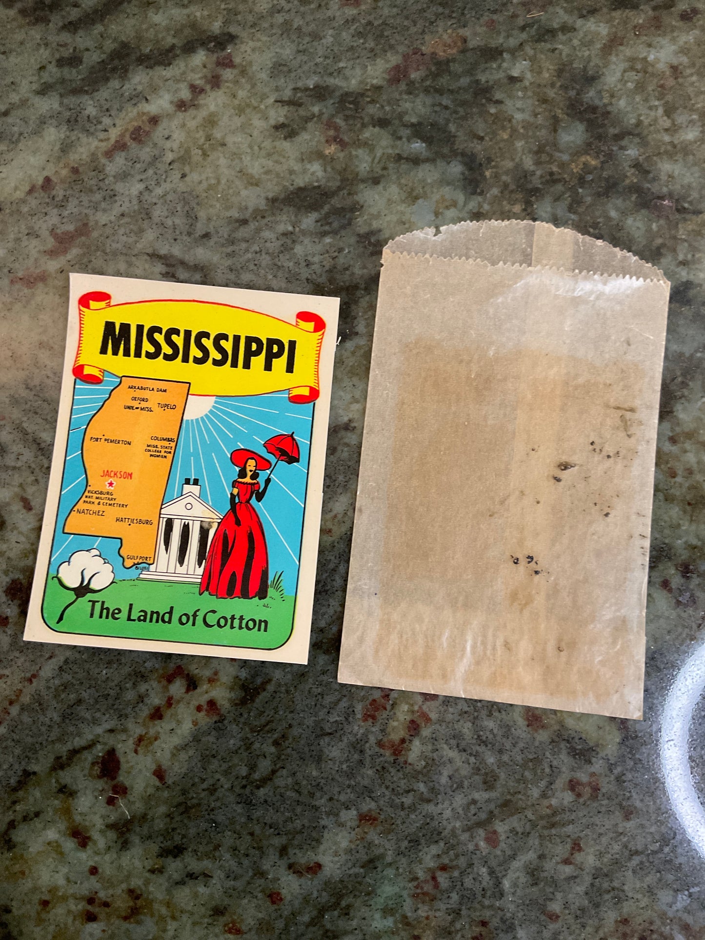 Vintage Mississippi Car Decal