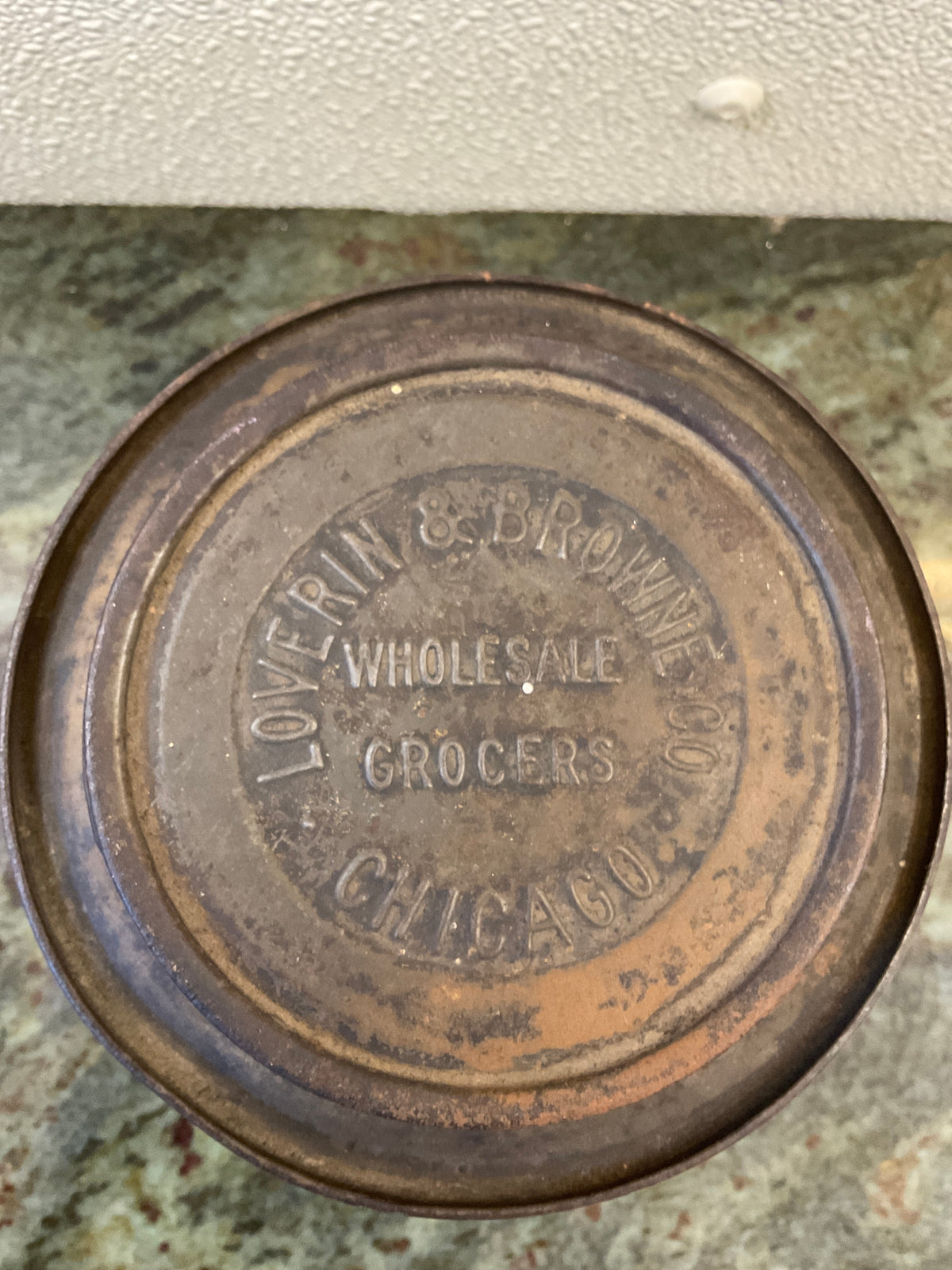 Canco- Loverin & Browne Co. Tin