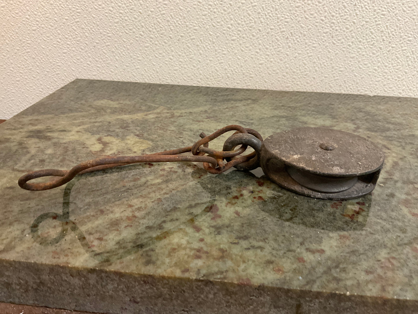 Antique Cast Iron Barn Pulley
