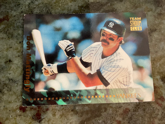 1994 Topps Stadium Club Don Mattingly Baseball Card