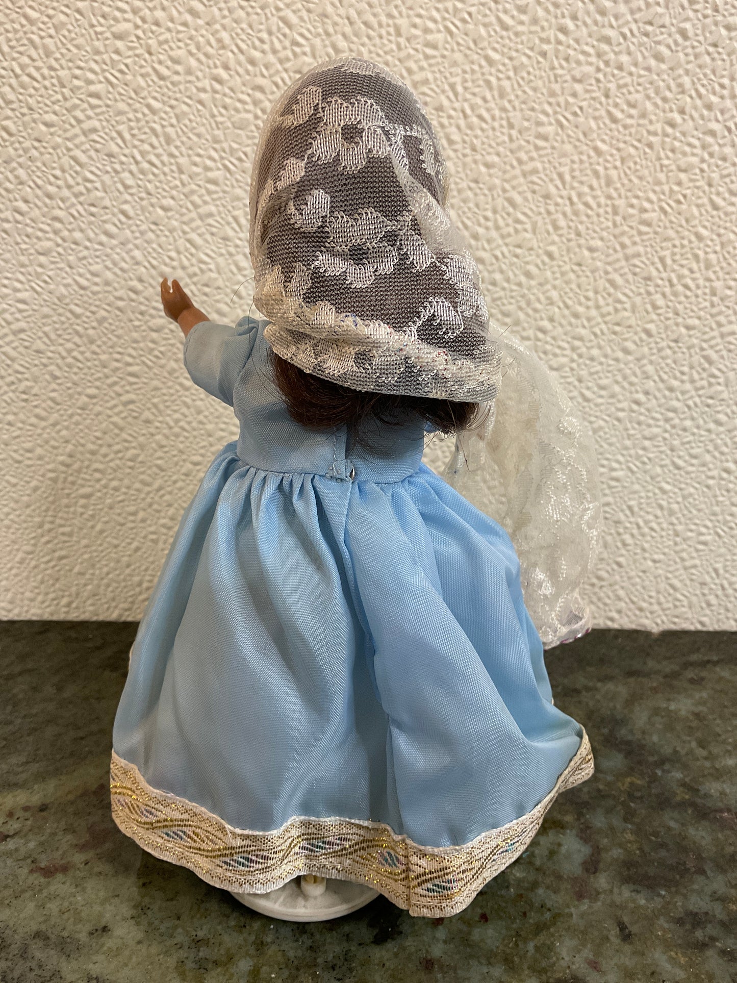 Vtg India Dream Maker Doll w/stand