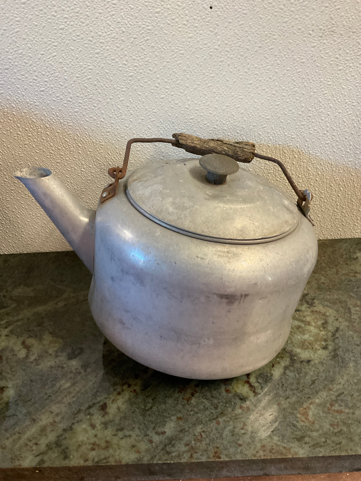 Vintage Aluminum Tea Kettle