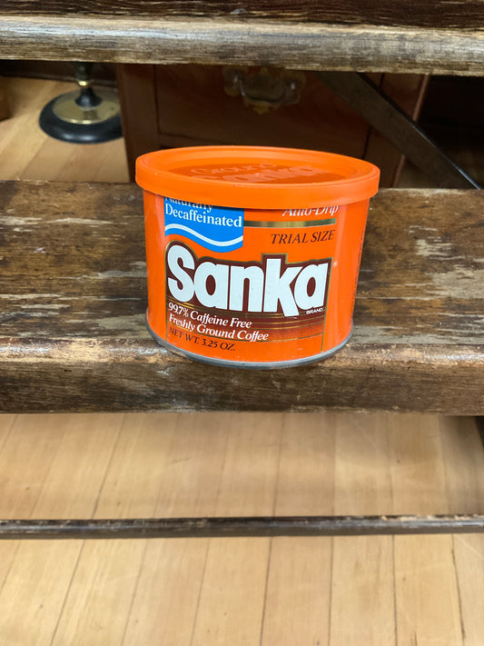 Vintage Sanka Trial Size Coffee Can