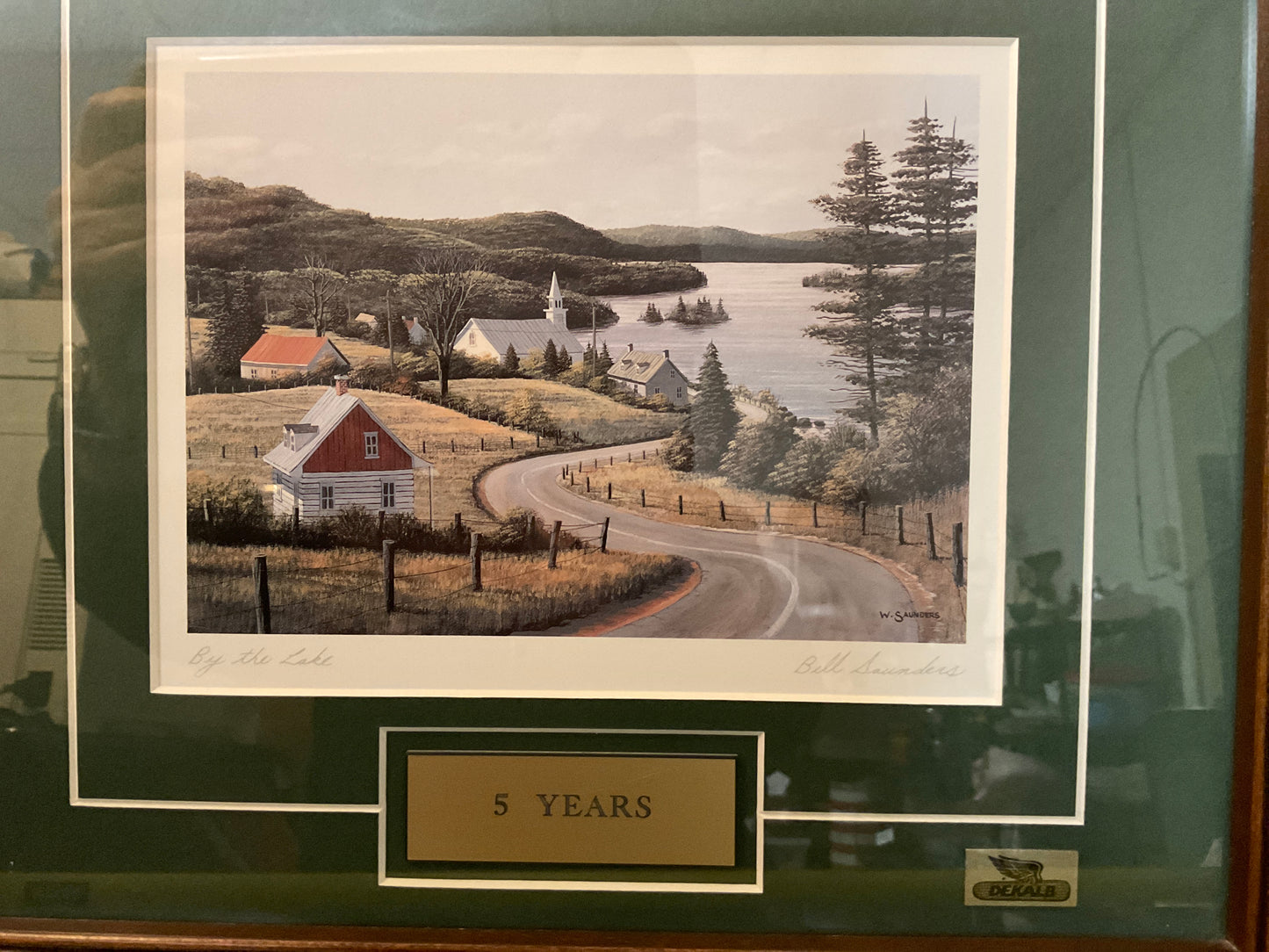 ‘By the Lake’ DeKalb/5 Years Framed Print