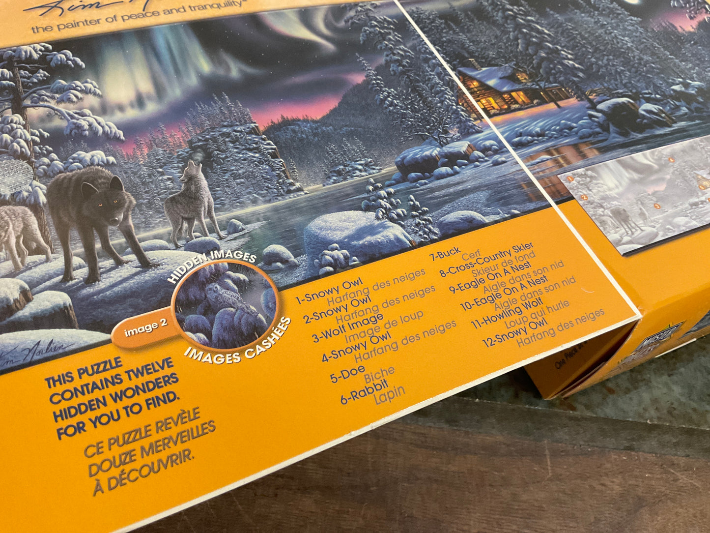 Large 1000 Piece Panaramic Hidden Images Puzzle