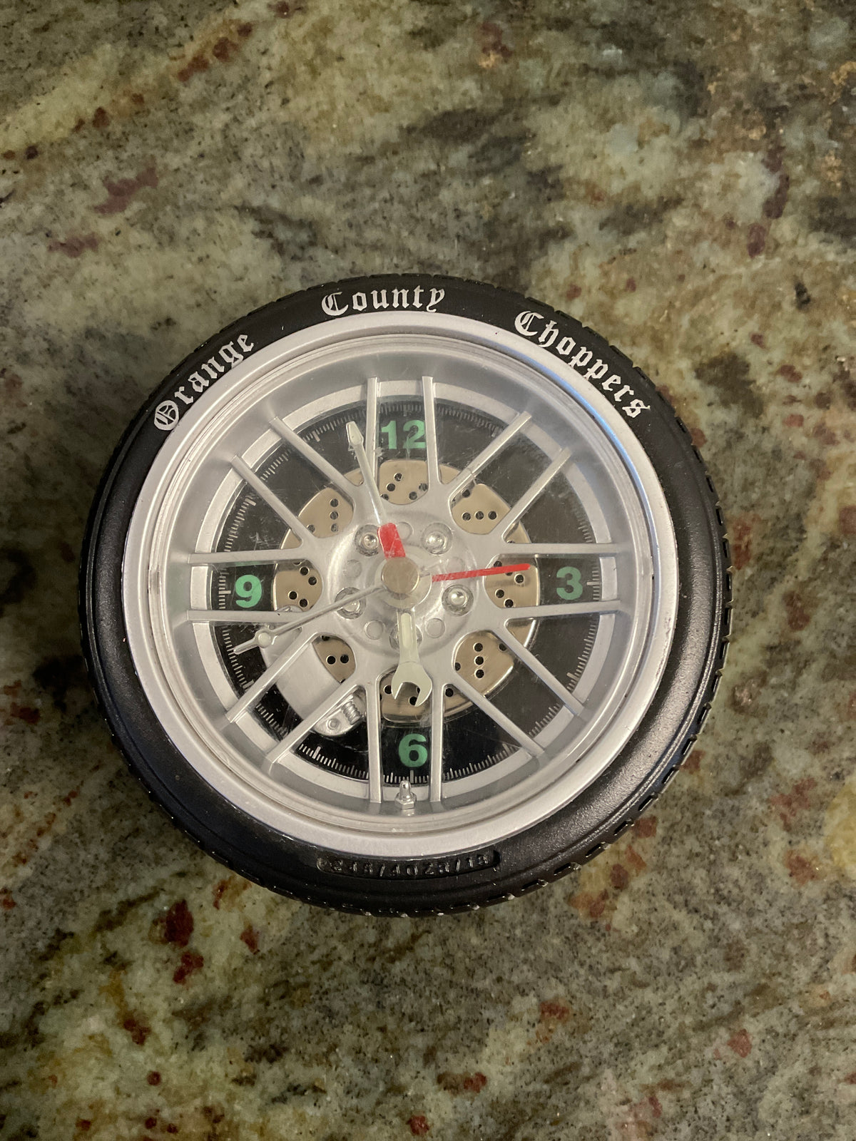 Orange County Choppers Tire Clock