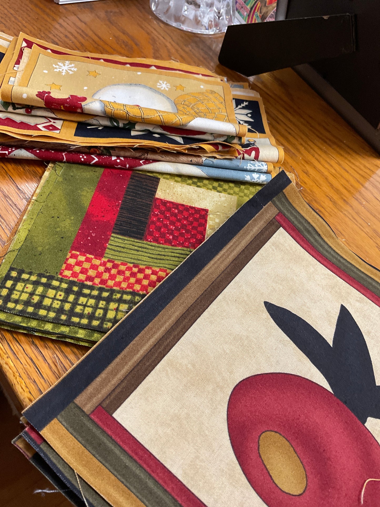 Precut fabric pieces