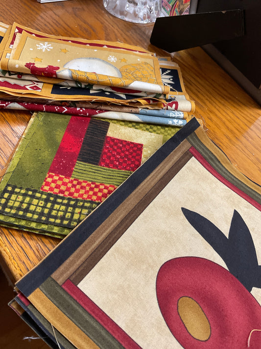 Precut fabric pieces