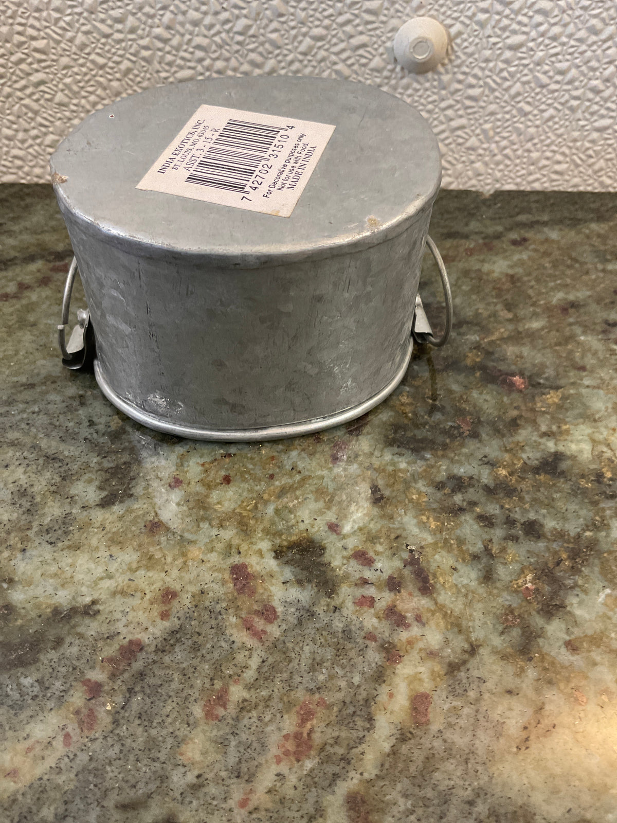 Small Tin Bucket