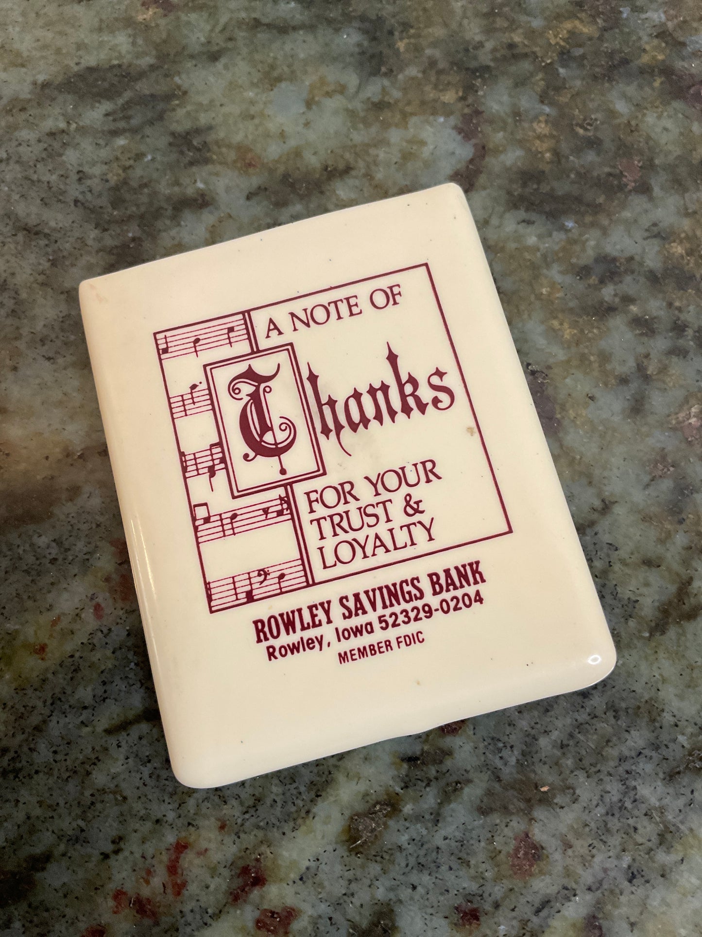 Rowley IA Savings Bank Pocket Mirror