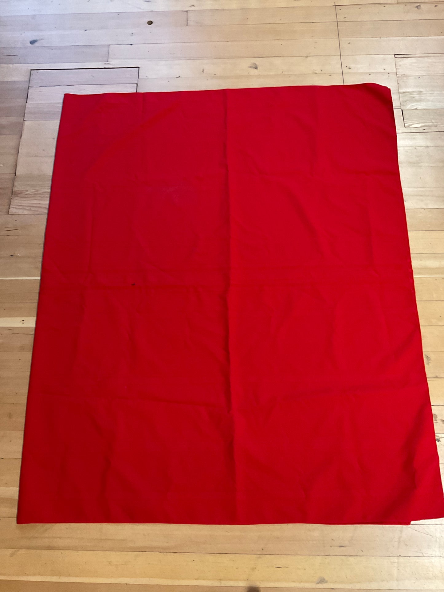 Red Polyester Table Cloth 60” x 98”
