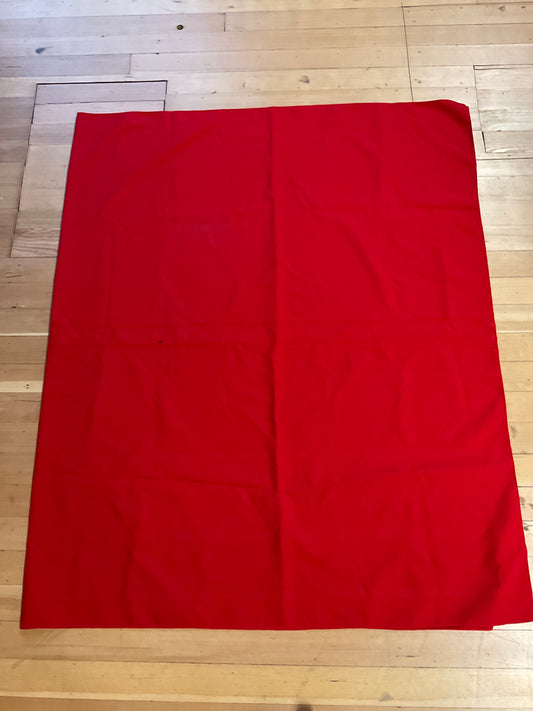 Red Polyester Table Cloth 60” x 98”