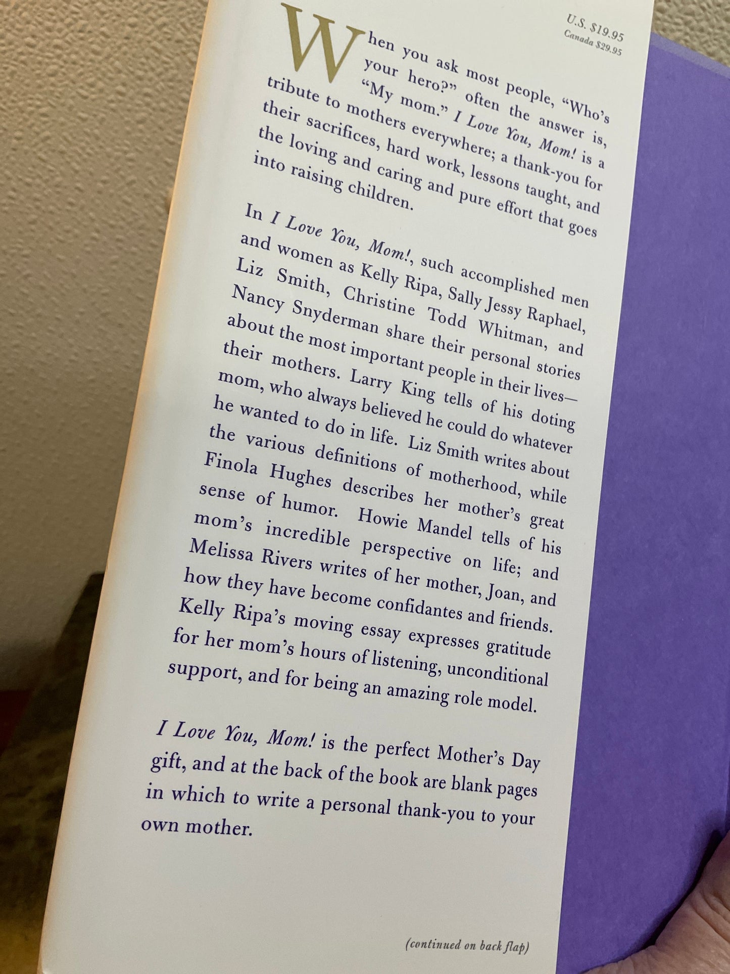 Book ‘I Love You, Mom!’  2003