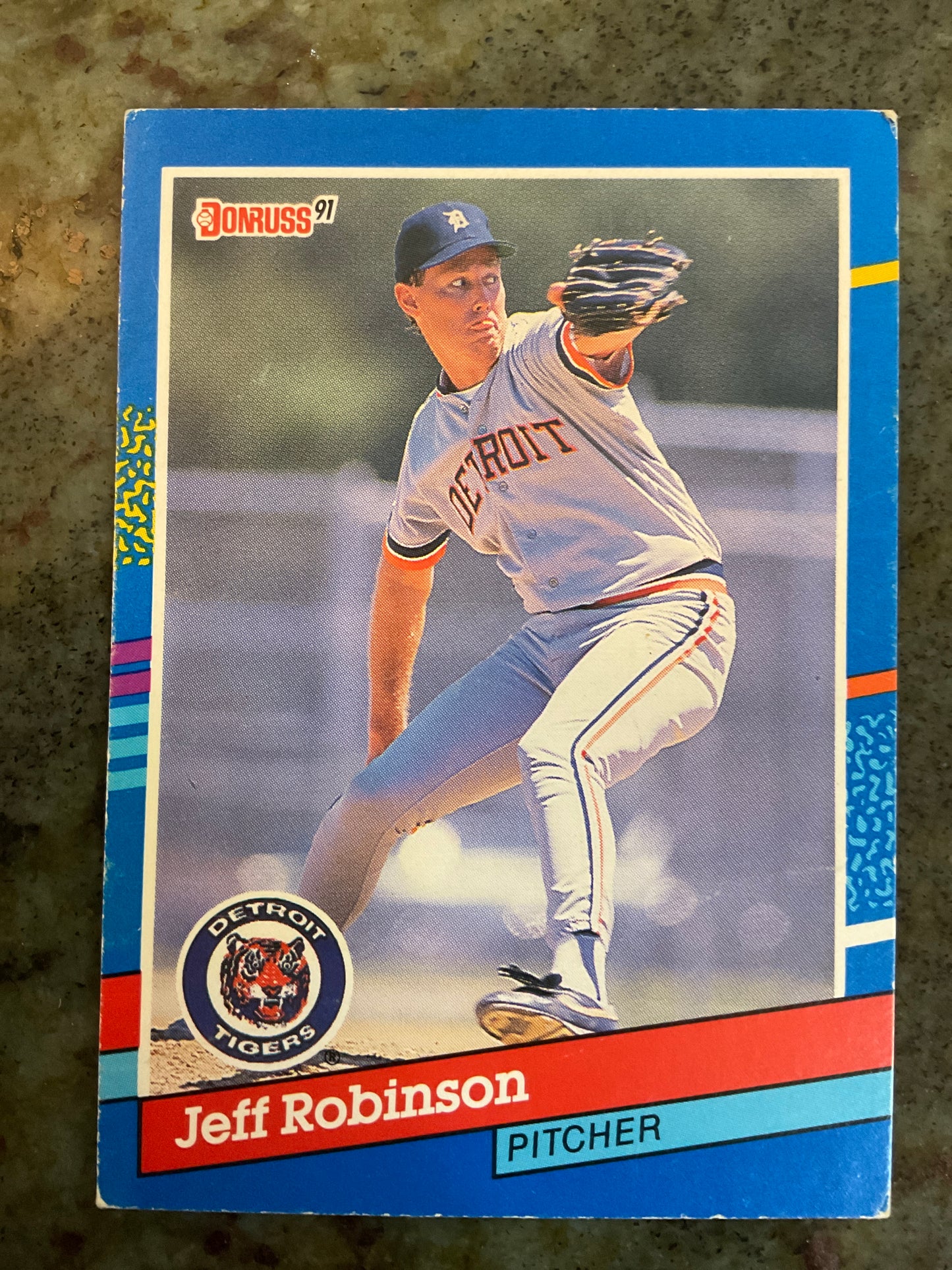 1991 Donruss Jeff Robinson Baseball Card