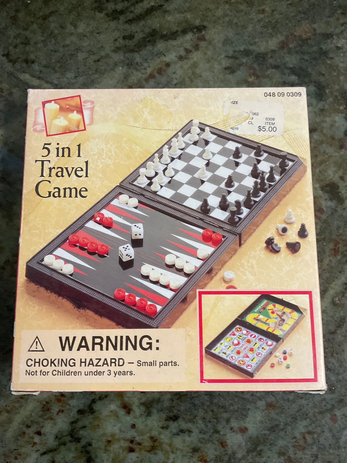 5 In 1 Travel Game