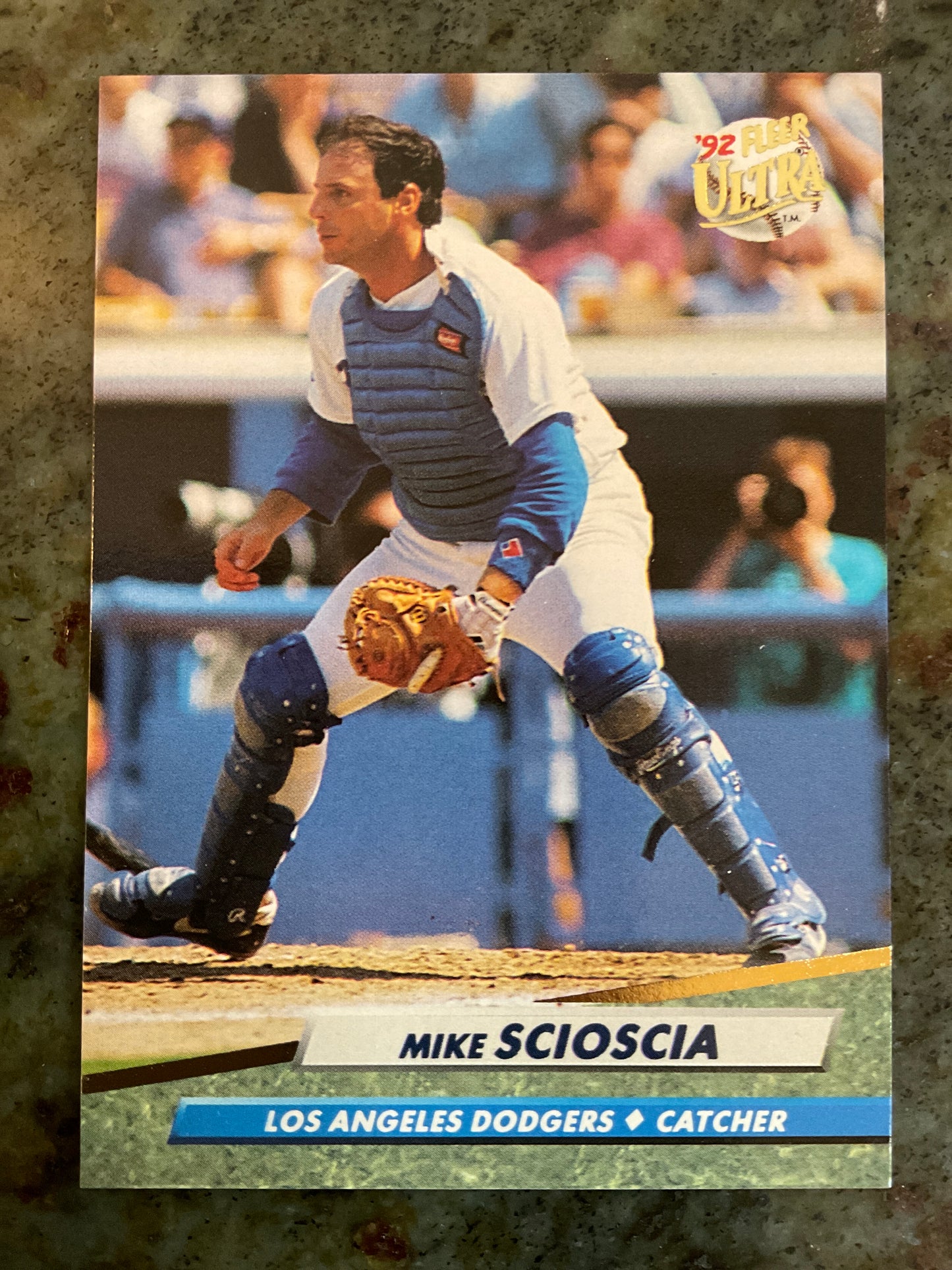 1992 Fleer Ultra Mike Scioscia Baseball Card