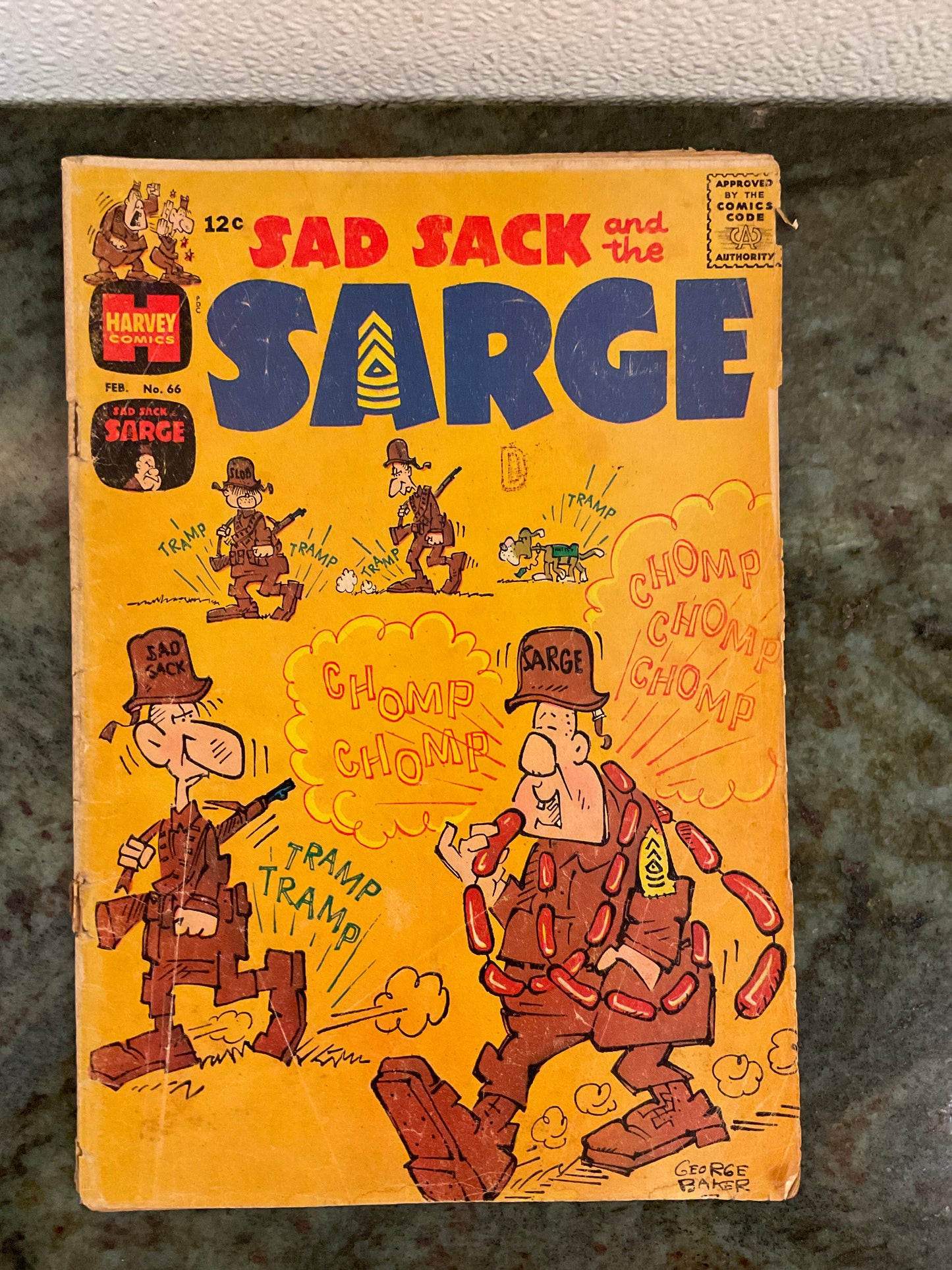 Comic Book Sad Sack And The Sarge February #66