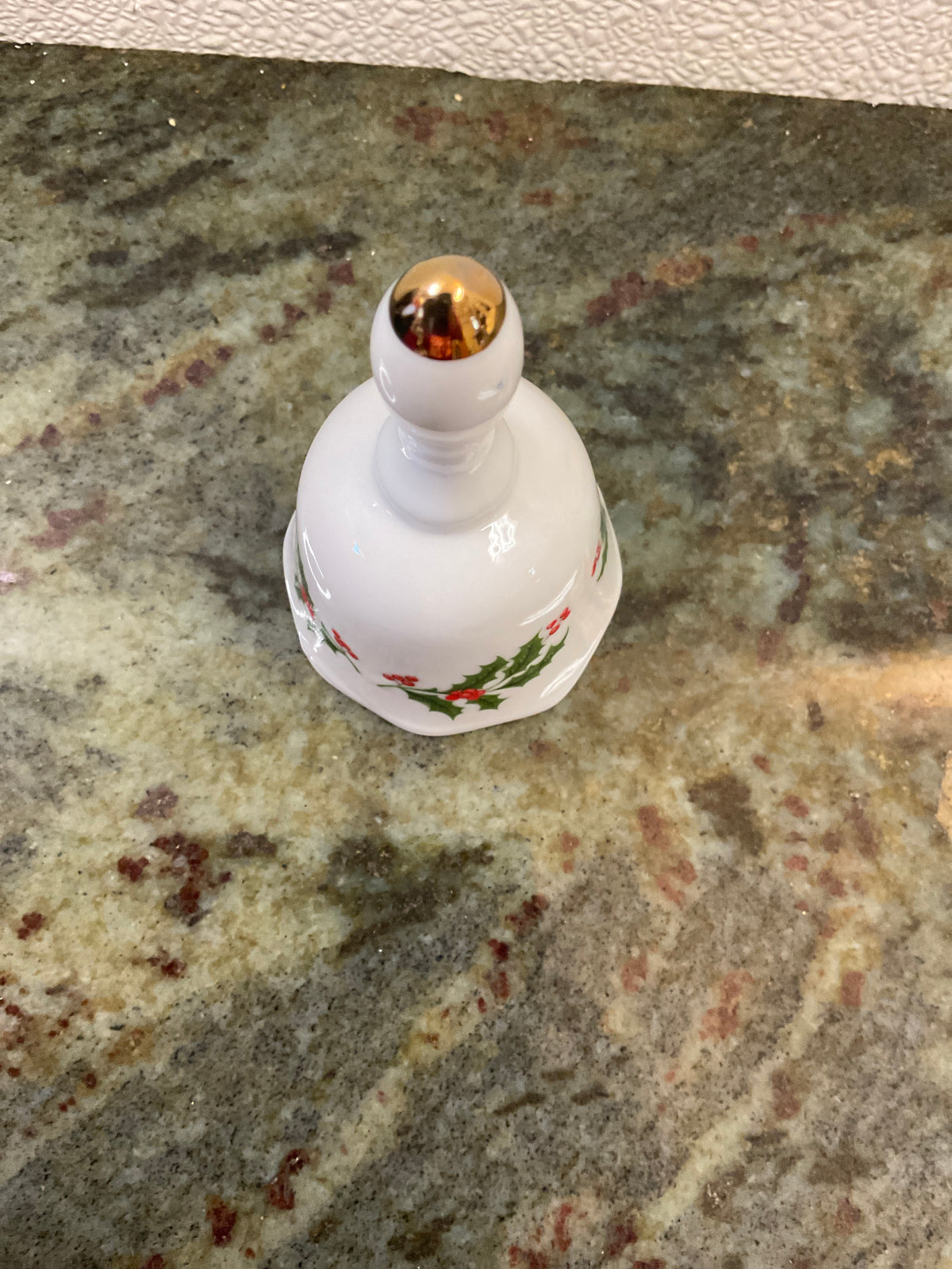 Vintage Porcelain Christmas Bell