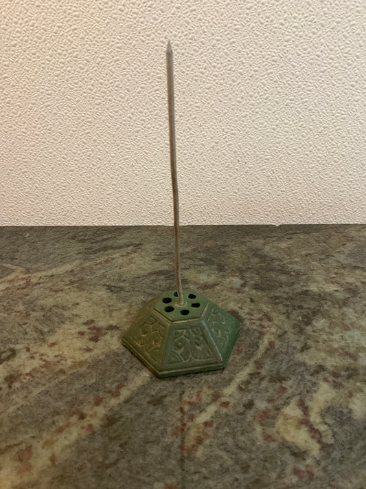 Vintage Cast Iron Paper Receipt Holder