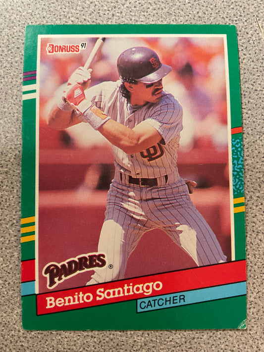 Baseball Card Benito Santiago
