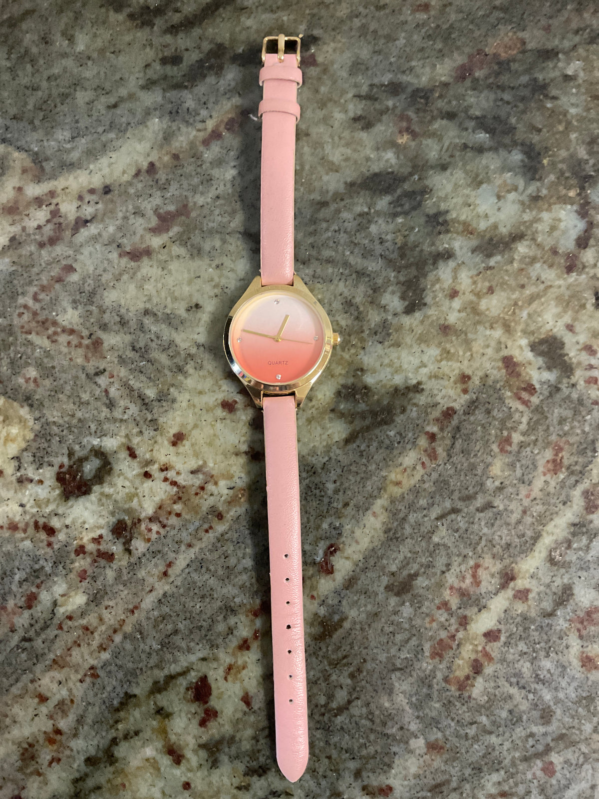 Quartz Pink Wrist Watch